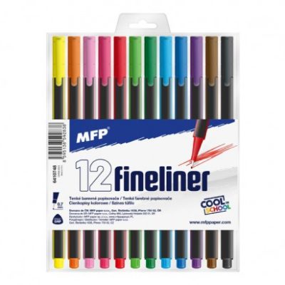 Set 12 buc pix fineliner, 0.7mm