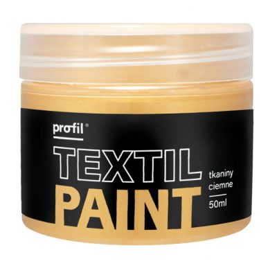 Vopsea pentru textile, auriu metalic, 50 ml