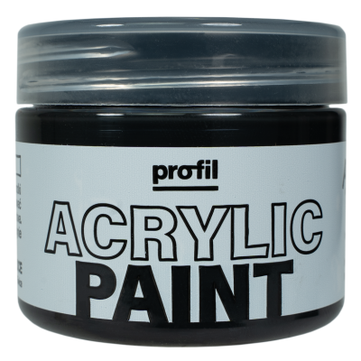 Vopsea acrilica pahar, negru, 50 ml