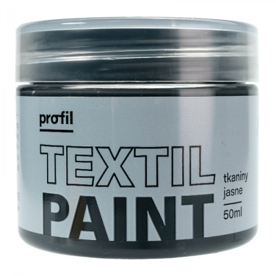 Vopsea pentru textile, gri inchis, 50 ml