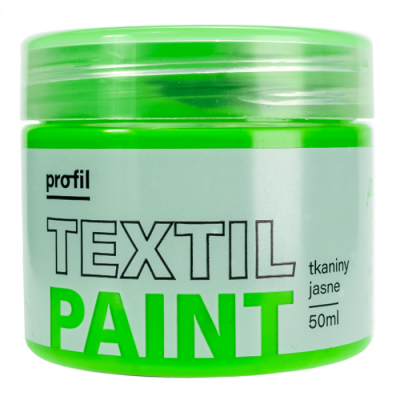 Vopsea pentru textile, verde deschis, 50 ml